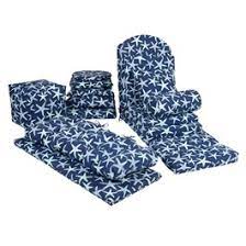 Chair cushions come in a wide variety of patterns and colors, making it easy to find the right ones to match your outdoor oasis. Starfish Indoor Outdoor Chair Cushions Collection Christmas Tree Shops And That Home Decor Furniture Gifts Store