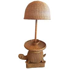 The kind of vintage floor lamp you choose might depend on the space you're working with and the colour scheme of your. Sold Vintage Tropical Wicker Turtle Side End Table Floor Lamp Florida Regency