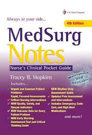It's comprehensive and easy to navigate even if you've never used a book like this before, which is why i bought this updated one to keep up with the new diagnosis. Medsurg Notes Nurse S Clinical Pocket Guide Spiral Once Upon A Crime