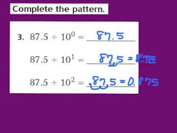 Math explained in easy language, plus puzzles, games, quizzes, videos and worksheets. Lesson 5 1 Division Patterns With Decimals Youtube