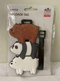 Με την σειρά προϊόντων we bare bears x miniso, μπορείτε και εσείς να δημιουργήσετε τις δικές σας περιπέτειες του grizzly, του panda και του ice bear! Miniso We Bare Bears Luggage Tag Hobbies Toys Travel Travel Essentials Accessories On Carousell