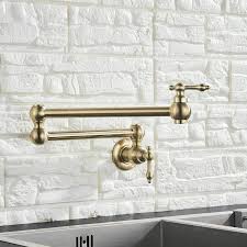 There are several great reasons to invest in a wall mount kitchen faucet or a pot filler. Wall Mounted Kitchen Sink Faucet 360 Spout Swivel Oil Rubbed Bronze Pot Filler