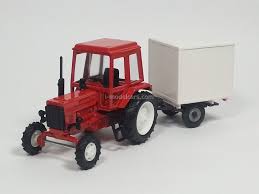 Old blue belarus tractor on a ground. Mtz 82 Belarus Blue Tractor Collectible Model Scale 1 43 Contemporary Manufacture Toys Hobbies