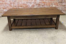 My wife and i were very excited by the style and color when we found this on home depot and home decorators. Reclaimed Wood Coffee Table With Shelf Lake And Mountain Home