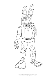 These alphabet coloring sheets will help little ones identify uppercase and lowercase versions of each letter. Fnaf Withered Chica Coloring Page Free Printable Coloring Pages Artofit