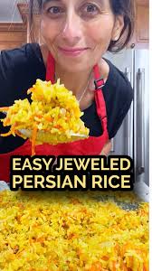 🌸 Easy Persian Jeweled Rice ✨, Looks like art, tastes like heaven — but  it’s actually super easy!, #foodgasmic #bestriceoflife, What You Need:, •  Persian Rice (Lior brand