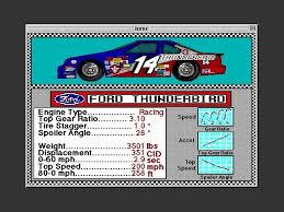 A very similar game, bill elliott's nascar fast tracks. Bill Elliott S Nascar Challenge Macintosh Repository