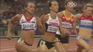 Nafissatou thiam of belgium celebrates after the women's heptathlon 800 metres and winning gold in the heptathlon during day. Women S Heptathlon Day 1 Highlights London 2012 Olympics Youtube