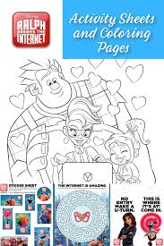 The original four princesses of color in ralph breaks the internet. Ralph Breaks The Internet Wreck It Ralph 2 Activity Sheets And Coloring Pages Brooklyn Active Mama A Blog For Busy Moms
