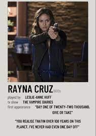 Rayna Cruz Polaroid | Vampire diaries damon, Vampire diaries quotes,  Vampire diaries
