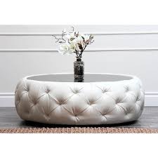 Fancy Round Fabric Ottoman Best 10 Design Tufted Round Coffee Table Ottoman French Country Reifentisch Runde Ottomane Couchtisch