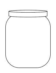 Mason Jar Printable Template