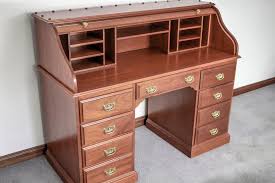 Please note of wear consistent with age. Custom Roll Top Desk Custom Made Furniture Pedulla Studio