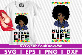 Nurse Life Medical Doctor Black Woman Graphic By Svgyeahyouknowme Creative Fabrica