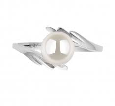 6-7mm AAA Quality Japanese Akoya Cultured Pearl Ring in Daron White for  Sale