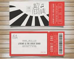 16 Free Ticket Design Templates For Download Designyep Ticket Design Template Ticket Design Voucher Design