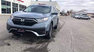 Touring shown in sonic gray pearl with honda genuine accessories. 2020 Cr V Ex L Sonic Grey Pearl Youtube