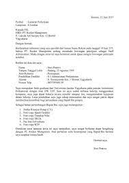 Struktur pembuatan surat & jika ingin custom. 15 Contoh Surat Lamaran Kerja Yang Baik Benar File Doc