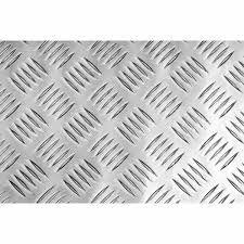 Aluminium Chequer Plate 2500 X 1250x3mm Five Bar Pattern 3mm