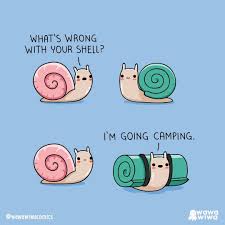 Andres J Colmenares On Instagram Wawawiwa Snail Funny Outdoors Camping Webcomic Comics Kawaii Animals Funny Doodles Cute Stories Cute Memes