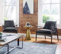 Fairview Leather Armchair Pedestal Table Leather Armchair Furniture