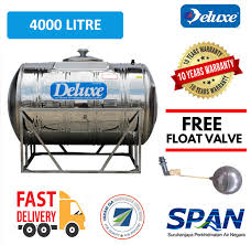 Ukuran mobil truk tangki dengan kapasitas 5000 liter / 5 m/t / 5 m³; Deluxe Stainless Steel Water Tank Horizontal With Stand 2000 5000 Litres Tangki Air Warranty Up To