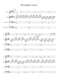 Maybe you would like to learn more about one of these? Moonlight Sonata Sheet Music For Violin Viola String Duet Musescore Com