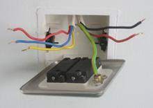 If you want an outlet at the switch box, you need to bring a neutral from the light box. Wiring A 2 Gang Light Switch For 2 Separate Lights Diynot Forums