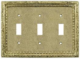 Au wall touch remote switch wifi smart dimmer light switch for alexa google home. Vintage Hardware Lighting Victorian Decorative Triple Light Switch Plate Cover L W21