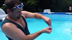 To find a leak in a vinyl pool, fiberglass pool, or gunite pool, use the simple food coloring method described above. How To Find A Leaks At The Bottom Of An Intex Pool Youtube