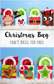Adorable Christmas Bag Craft Ideas For Kids Christmas Bags Christmas Goodie Bags Christmas Gift Bags
