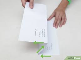 Filling out an envelope when sending a letter or parcel to someone sounds easy enough. 3 Ways To Fold And Insert A Letter Into An Envelope Wikihow