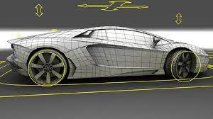 3d Lamborghini Aventador Lp 700 4 Model Polygon Modeling 3d Model Model