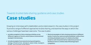 Maybe you would like to learn more about one of these? Case Studies Towards Trusted Data Sharing
