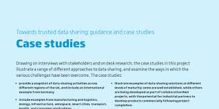 Sales can then use the case study to get a meeting with. Case Studies Towards Trusted Data Sharing