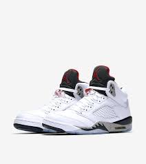 Jordan 1 Low White University Red Black Air Jordan V 5 Retro White University Red Release Date Saturday August 5th 2017 Price 190 Sneakers Men Fashion Air Jordans Retro Best Sneakers