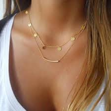 Monica rich kosann the time is now yellow gold & enamel charm pendant. 2021 Metal Round Charm Chain Cute Necklace Women Fashion Trendy Gold Chain Choker Collar Necklace Jewelry 3870 From Dh1951822053 2 66 Dhgate Com