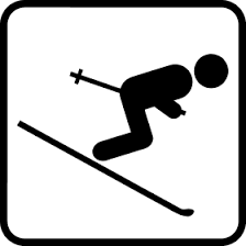 Ski Abfahrt Symbol Das Symbol Von Ski Abfahrt Ein Skifahrer Bei Der Schu Abfahrt Auf Der Skipiste Ski Fahren Spruche Skifahren Fussball