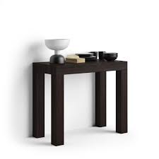 Wide choice of console tables and sofa tables for your living room by famous brands in a range of colors and materials at our discount prices! First Extendable Console Table Dark Oak Mobili Fiver