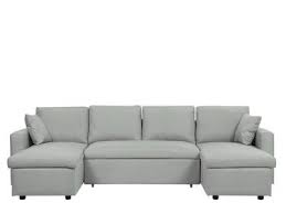 Getting a very good cheap corner sofa beds is a key to help make great experience which enables you to chill out because doing activity and routine. Fabric Corner Sofa Bed With Storage Light Grey Sommen Furniture Lamps Accessories Up To 70 Off Avandeo Online Store