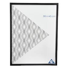Cadre Photo Noir 1 Vue 30 X 40 Cm Cadre Photo Objet Decoratif Decoration Gifi