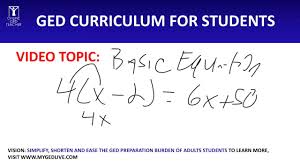 Free Ged Math Algebra Worksheet 2020 Youtube