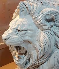 Clay Sculpture Lion Art Animal Sculptures Sculpture