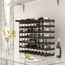 Perfect size and very sturdy. Side Table With Wine Rack Wayfair Co Uk