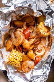 This recipe is pretty easy to follow and doesn't take much time. Grilled Shrimp Boil In Foil Packets Easy Shrimp Recipe