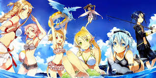 Sword Art Online Anime Game Girls Poster My Hot Posters