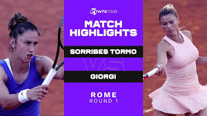 Born 30 december 1991) is an italian professional tennis player. Sara Sorribes Tormo Vs Camila Giorgi 2021 Rome Round 1 Wta Match Highlights Youtube