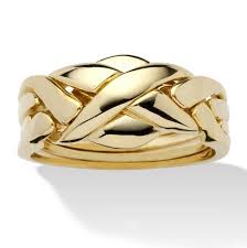 Maybe you would like to learn more about one of these? 14k Yellow Gold Plated Braided Puzzle Ring Size 7 For Sale Online Ebay