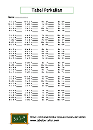 We did not find results for: Lembar Kerja Tabel Perkalian Bisa Dicetak Lembar Kerja Matematika