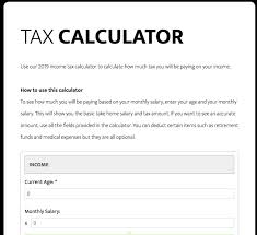 Use the simple monthly tax calculator or switch to the advanced monthly tax calculator to review nis payments and income tax deductions for. How To Manually Calculate Your Tax Income Tax Calculator